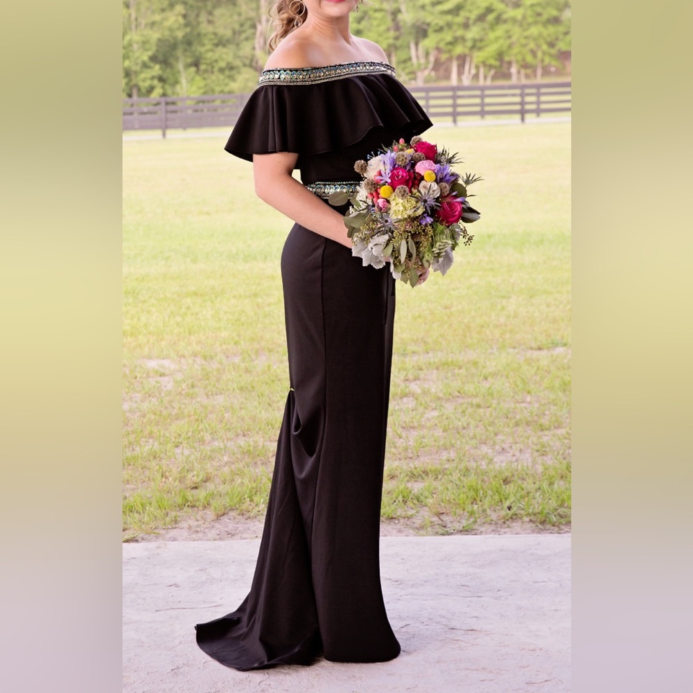 Prom dress by Morilee, Size 6, worn once mint condition. It’s a two piece.